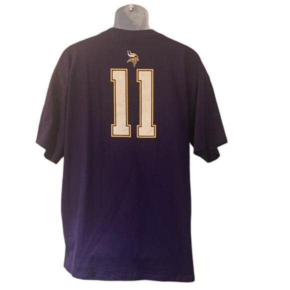 VTG NFL Players Inc Daunte Culpepper Minnesota Vikings Purple Graphic Tee XL - Picture 2 of 7